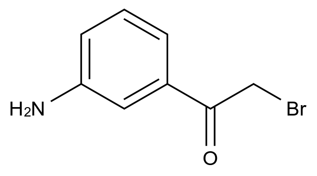 1-（3-氨基苯基）-2-溴乙烷-1-酮,1-(3-Aminophenyl)-2-bromoethan-1-one