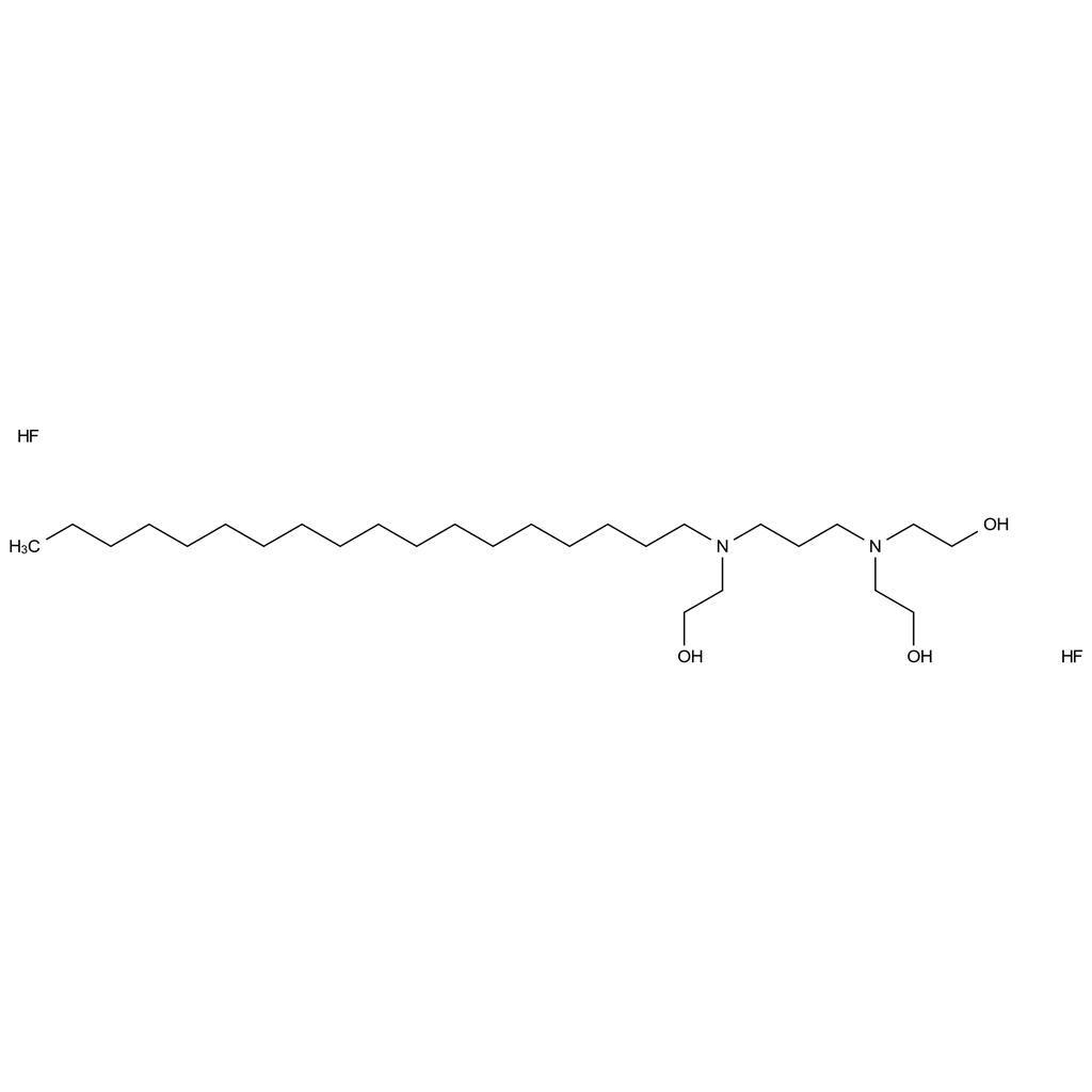 2,2'-((3-((2-羥乙基)(十八烷基)氨基)丙基)氮雜二基)二乙醇二氫氟酸鹽,2,2'-((3-((2-Hydroxyethyl)(octadecyl)amino)propyl)azanediyl)diethanol dihydrofluoride