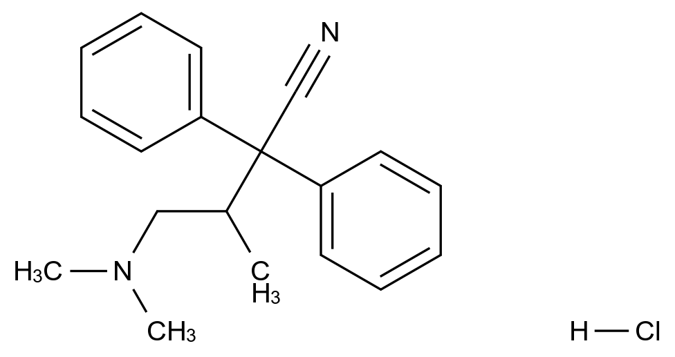 4-(Dimethylamino)-3-methyl-2,2-diphenylbutanenitrile hydrochloride