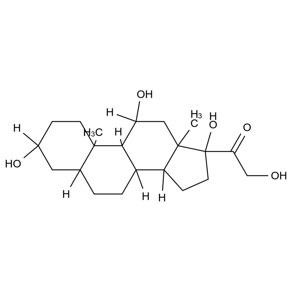 5α-PREGNAN-3β, 11β, 17, 21-TETROL-20-ONE