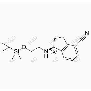 奧扎莫德雜質(zhì)16,(S)-1-((2-((tert-butyldimethylsilyl)oxy)ethyl)amino)-2,3-dihydro-1H-indene-4-carbonitrile