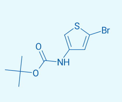 2-溴-4-(N-叔丁氧羰基胺基)噻吩,2-Bromo-4-(N-Tert-Butyloxycarbonylamino)Thiophen