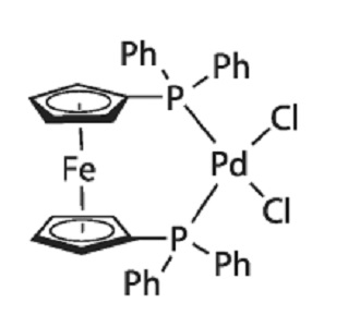 1,1'-雙(二苯基膦基)二茂鐵]二氯化鈀,1,1'-Bis(diphenylphosphino)ferrocene]dichloropalladium(II)