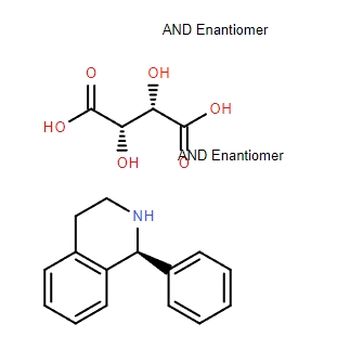 (S)-1,2,3,4-四氫-1-苯基異喹啉 D-(-)-酒石酸鹽,(S)-1,2,3,4-tetrahydro-1-phenylisoquinoline D-(-)-tartrate