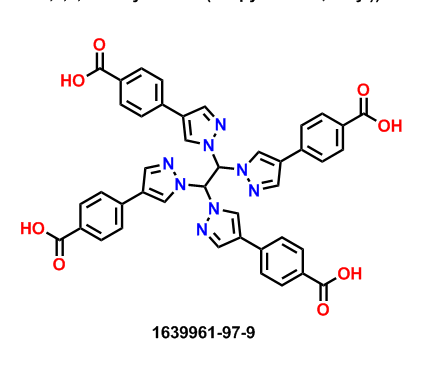 4,4',4'',4'''-(ethane-1,1,2,2-tetrayltetrakis(1H-pyrazole-1,4-diyl))tetrabenzoic acid