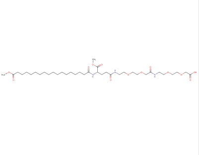 司美格魯肽側(cè)鏈中間體(NHS),(S)-22-(methoxycarbonyl)-3,20,25,34-tetraoxo-2,29,32,38,41-pentaoxa-21,26,35-triazatritetracontan-43-oic acid