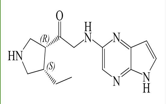 2-（（5H-吡咯并[2,3-b]吡嗪-2-基） 氨基）-1-（（3R，4S）-4-乙基吡咯烷 -3-基）乙烷-1-酮）（烏帕替尼雜質(zhì)30）,2-((5H-pyrrolo[2,3-b]pyrazin-2-yl) amino)-1-((3R,4S)-4-ethylpyrrolidin -3-yl)ethan-1-one