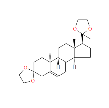 屈孕酮雙(乙二醛),3,3,20,20-Bis-ethylendioxy-9β,10α-pregna-5,7-dien