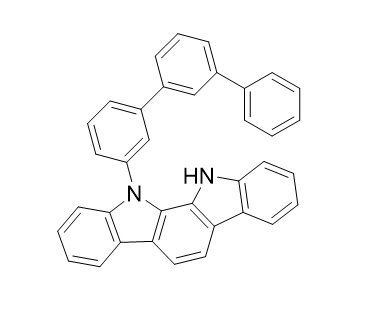 11,12-二氫基-1，1-[1,1':3',1"-三聯(lián)苯]-3-基-吲哚[2,3-a]咔唑,Indolo[2,3-a]carbazole, 11,12-dihydro-11-[1,1':3',1''-terphenyl]-3-yl-