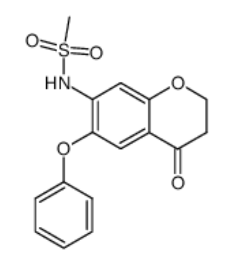 N-(3,4-二氫-4-氧代-6-苯氧基- 2H-1-苯并吡喃 -7-基) -甲磺酰胺,N-(3,4-dihydro-4-oxo-6-phenoxy-2H-1-benzopyran-7-yl)-methanesulfonamide