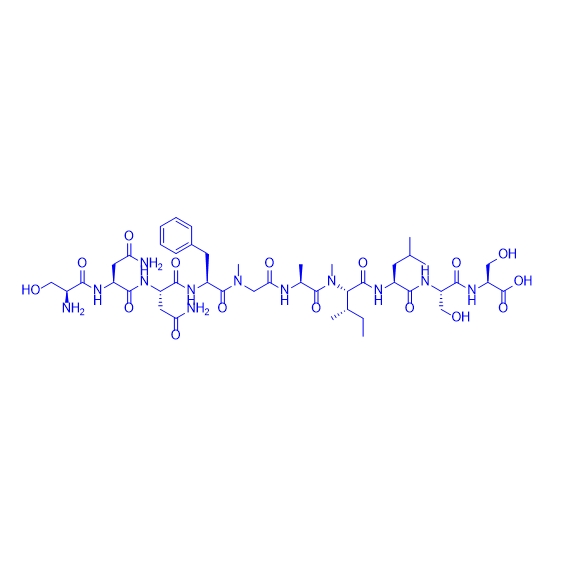 雙 N-甲基化衍生物多肽SNNF(N-Me)GA(N-Me)ILSS,SNNF(N-Me)GA(N-Me)ILSS