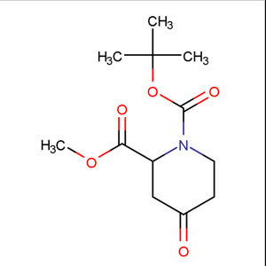 N-Boc-哌啶-4-酮-2-羧酸甲酯,4-Oxo-1,2-piperidinedicarboxylic acid 1-(tert-butyl) 2-methyl ester