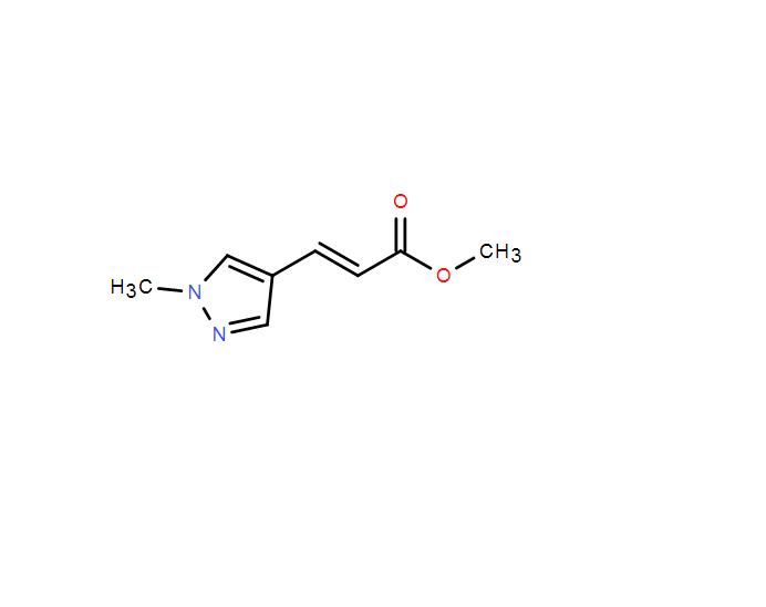 (E)-3-(1-甲基-1H-吡唑-4-基)丙烯酸甲酯,METHYL3-(1-METHYL-1H-PYRAZOL-4-YL)PROP-2-ENOATE