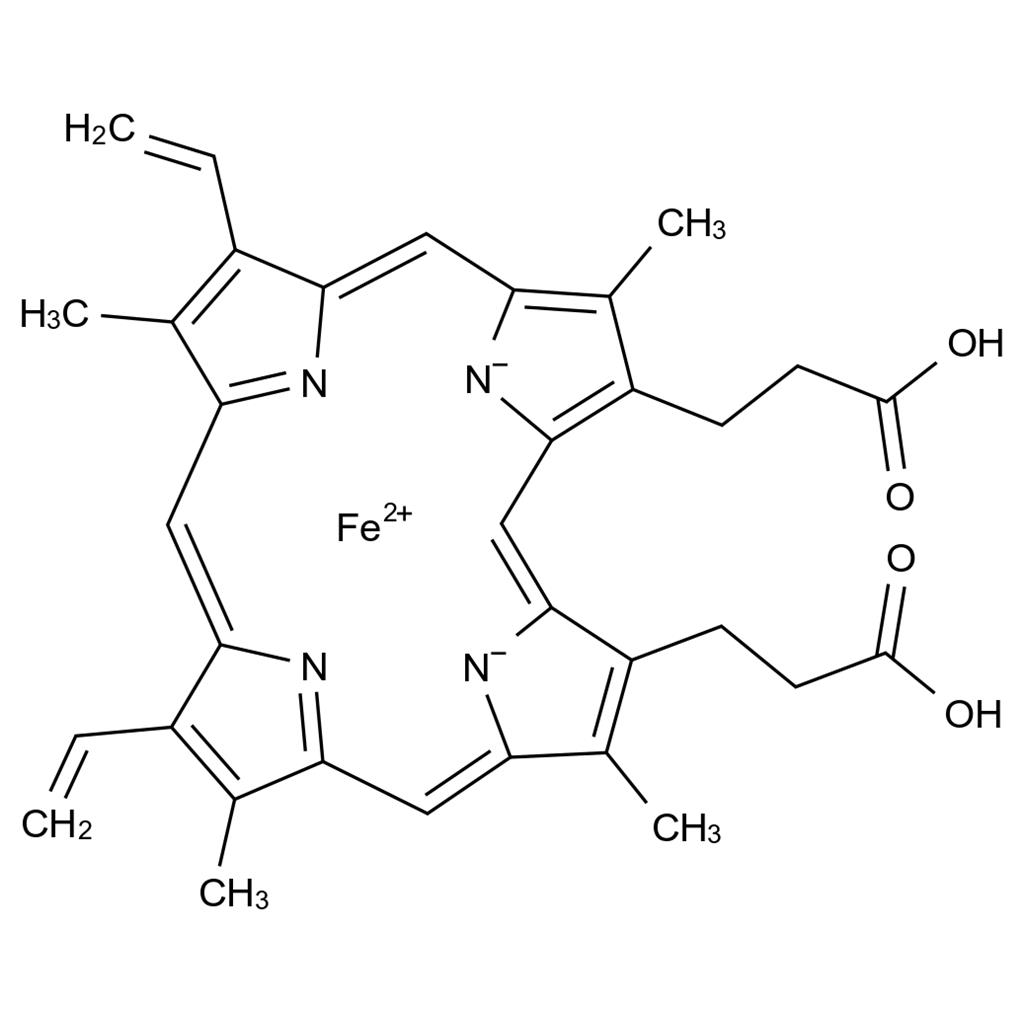 血紅素多肽1%,Fe(II) Protoporphyrin IX (Hematin)