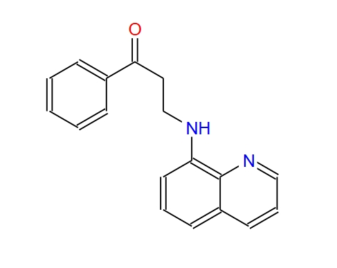 1-苯基-3-(8-喹啉基氨基)丙-1-酮,1-phenyl-3-(8-quinolylamino)propan-1-one