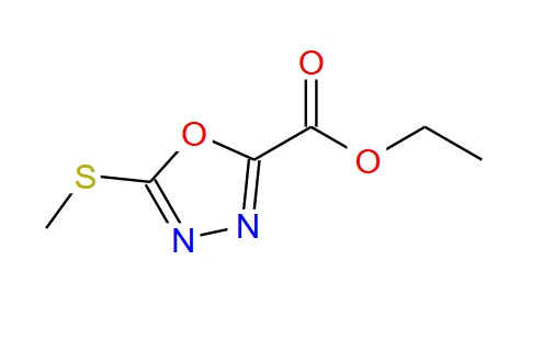 5-(甲巰基)-1,3,4-惡二唑-2-甲酸乙酯,ethyl 5-(methylthio)-1,3,4-oxadiazole-2-carboxylate