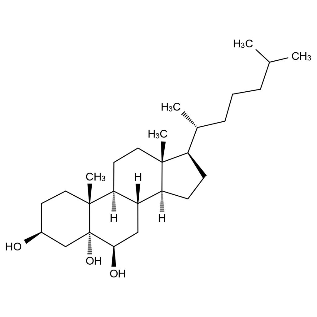 3β,5α,6β-三羥基膽甾烷,3β,5α,6β-Trihydroxycholestane