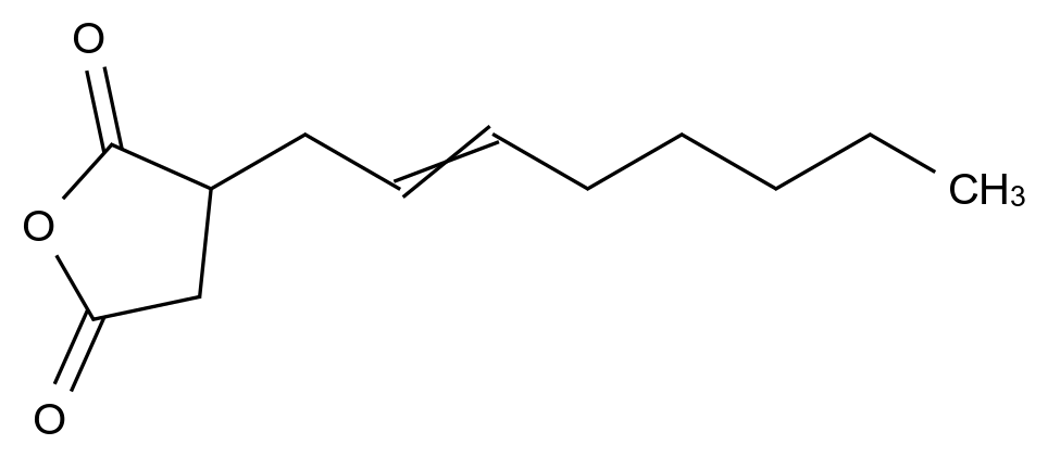 2-辛烯基琥珀酸酐 (順?lè)椿旌衔?,2-Octenylsuccinic Anhydride (cis- and trans- mixture)