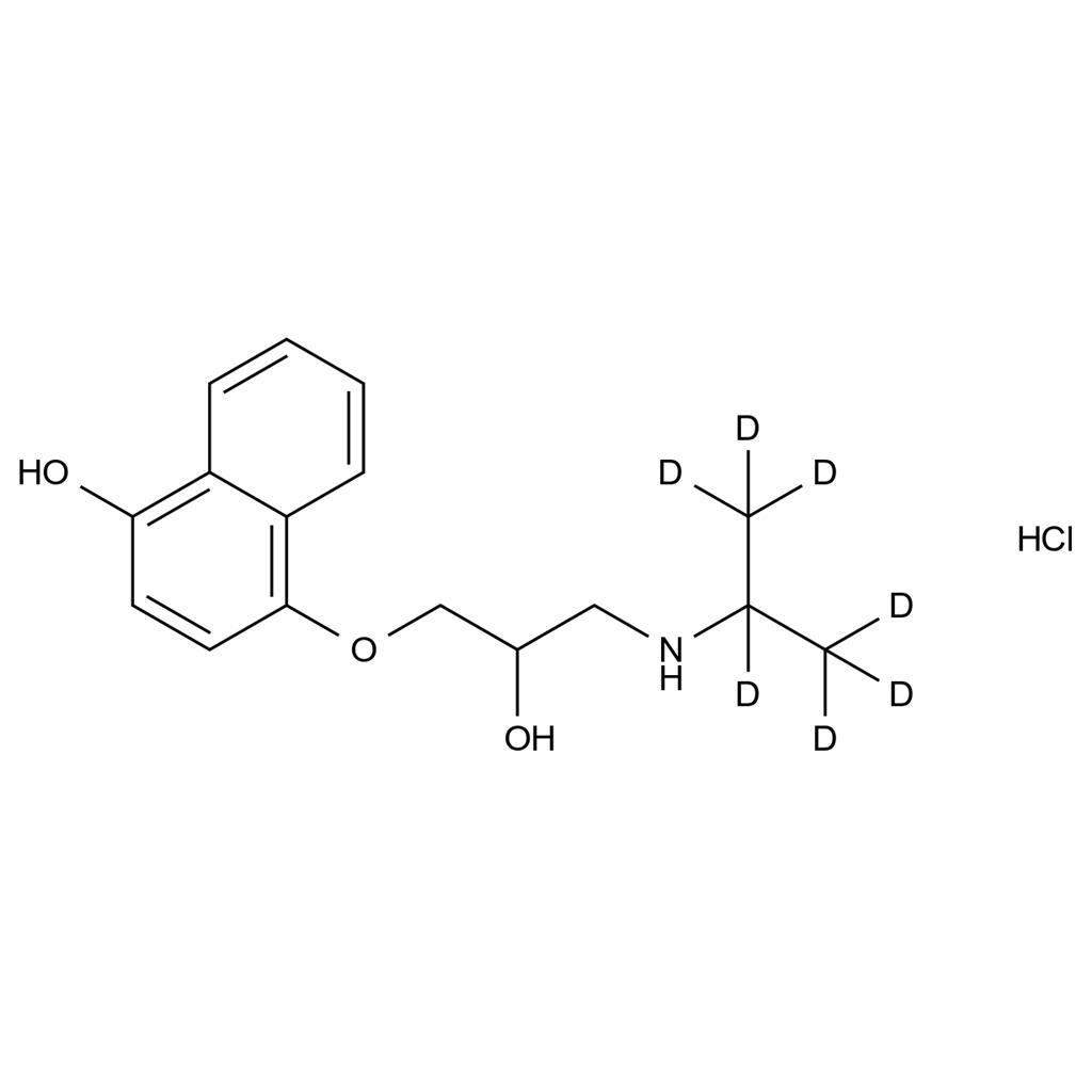 4-羥基普萘洛爾-d7鹽酸,4-Hydroxy Propranolol-d7 HCl