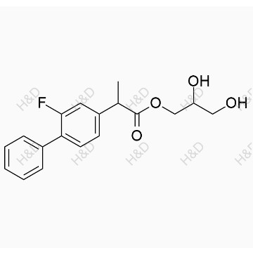 氟比洛芬雜質(zhì)20,2,3-dihydroxypropyl 2-(2-fluoro-[1,1'-biphenyl]-4-yl)propanoate