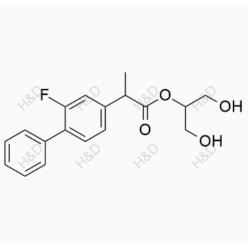 氟比洛芬雜質(zhì)21,1,3-dihydroxypropan-2-yl 2-(2-fluoro-[1,1'-biphenyl]-4-yl)propanoate