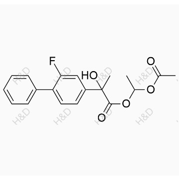 氟比洛芬雜質25,1-acetoxyethyl 2-(2-fluoro-[1,1'-biphenyl]-4-yl)-2-hydroxypropanoate