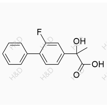 氟比洛芬EP雜質(zhì)C,2-(2-fluoro-[1,1'-biphenyl]-4-yl)-2-hydroxypropanoic acid