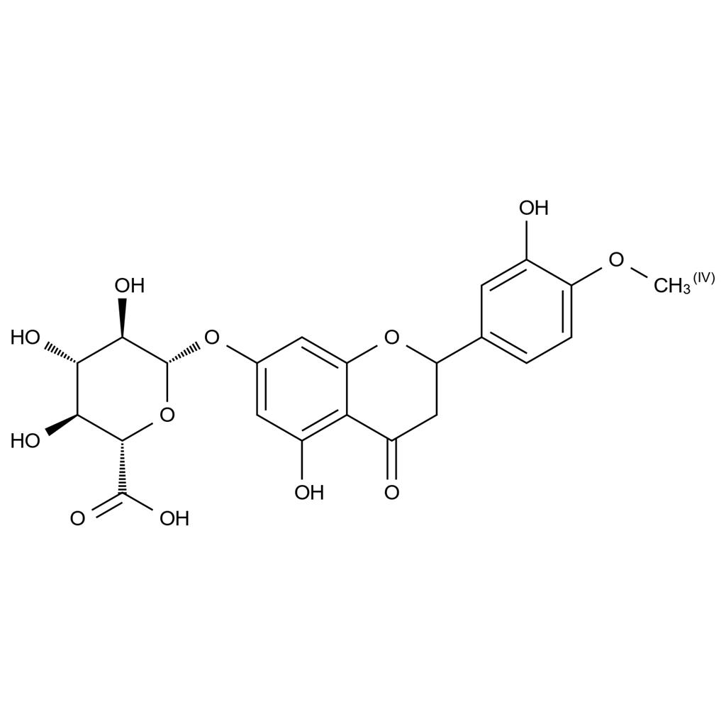 rac-橙皮素 7-O-β-D-葡糖苷酸,rac-Hesperetin 7-O-Beta-D-Glucuronide