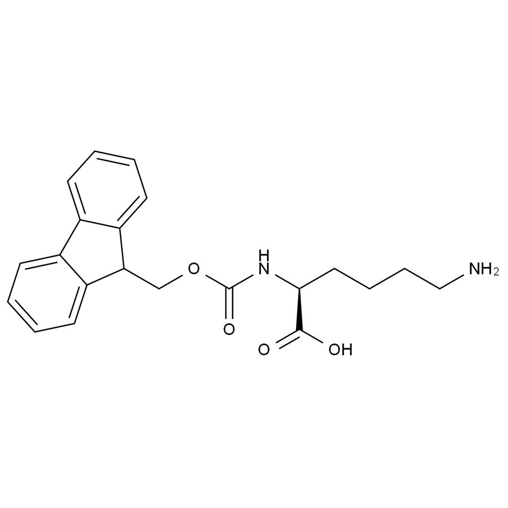(S)-2-(((9H-芴-9-基)甲氧基)羰基)氨基)-6-氨基己酸,Fmoc-Lys-OH