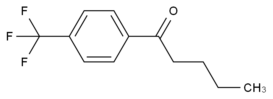 1-（4-三氟甲基苯基）戊烷-1-酮,1-(4-Trifluoromethylphenyl)pentan-1-one