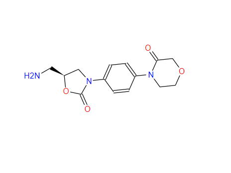 4-[4-[(5S)-5-(氨甲基)-2-羰基-3-唑烷基]苯基]-3-嗎啡啉酮,3-MORPHOLINONE, 4-[4-[(5S)-5-(AMINOMETHYL)-2-OXO-3-OXAZOLIDINYL]PHENYL]-