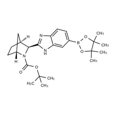 (1R,3S,4S)-3-[6-(4,4,5,5-四甲基-1,3,2-二氧雜環(huán)戊硼烷-2-基)-1H-苯并咪唑-2-基]-2-氮雜雙環(huán)[2.2.1]庚烷-2-羧酸叔丁酯,ledipasvir interMediate