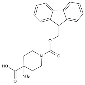 CATO_1-(((9H-芴-9-基)甲氧基)羰基)-4-氨基哌啶-4-羧酸__97%