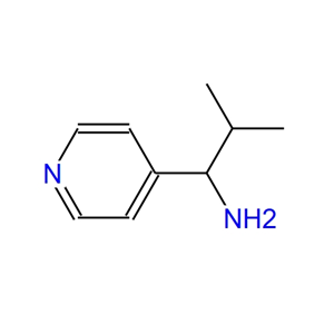 2-甲基-1-(吡啶-4-基)丙-1-胺,2-Methyl-1-(pyridin-4-yl)propan-1-amine