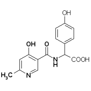 D-α-（6-甲基-4-羥基煙酰胺）-p-羥基苯基乙酸,D-a-(6-methyl-4-hydroxy-nicotinic acid amide)-p-hydroxyphenyl acetic