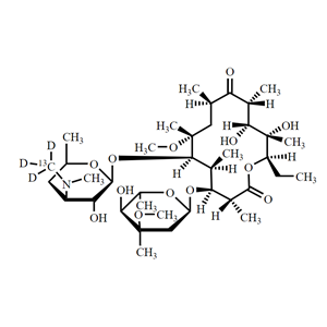 CATO_克拉霉素-13C-d3_81103-11-9(unlabelled)_97%