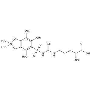 N5-[[[(2,3-二氫-2,2,4,6,7-五甲基-5-苯并呋喃)磺酰]氨基]亞氨甲基]-D-鳥氨酸,D-Arg(Pbf)-OH