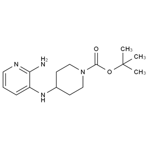 CATO_4-(2-氨基吡啶-3-基氨基)哌啶-1-羧酸叔丁酯_781649-86-3_97%