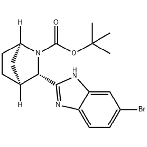 (1R,3S,4S)-3-(6-溴-1H-苯并咪唑-2-基)-2-氮雜雙環(huán)[2.2.1]庚烷-2-羧酸叔丁酯,(1R,3S,4S)-3-(6-BroMo-1H-benziMidazol-2-yl)-2-azabicyclo[2.2.1]heptane-2-carboxylic acid 1,1-diMethylethyl ester