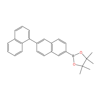 2-(1-萘基)萘-6-硼酸頻那醇酯,2-(1-Naphthyl)naphthalene-6-(4,4,5,5-  tetramethyl-1,3,2-dioxaborolane-2-