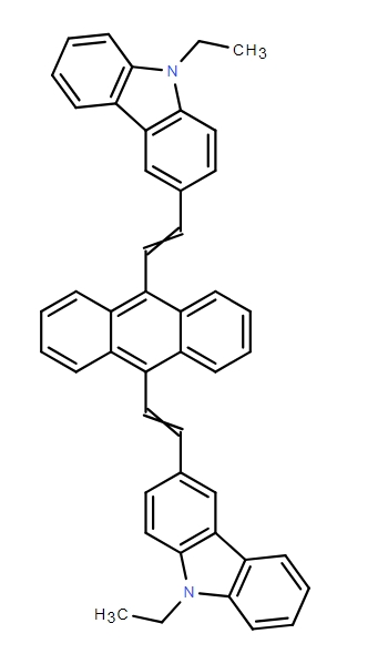 3,3'-(9,10-蒽二基二-2,1-乙烯二基)雙[9-乙基-9H-咔唑],9,10-Bis[(9-ethyl-3-carbazoyl)-vinylenyl]-anthracene