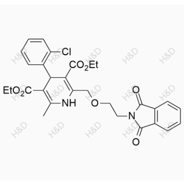 氨氯地平雜質39,diethyl 4-(2-chlorophenyl)-2-((2-(1,3-dioxoisoindolin-2-yl)ethoxy)methyl)-6-methyl-1,4-dihydropyridine-3,5-dicarboxylate