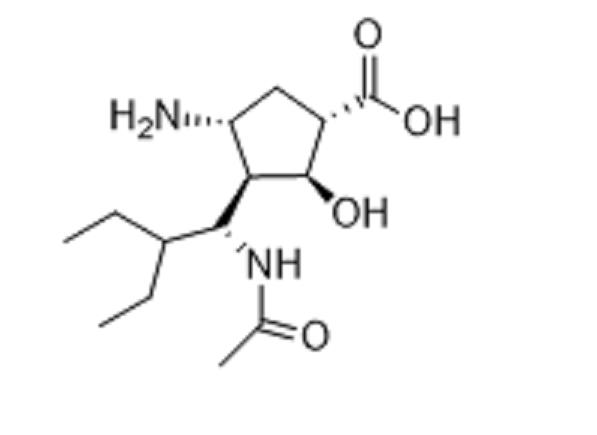 (1S，2 S，3 R，4 R)-3-((R) -1-乙酰氨基 -2-乙基丁基) -4-氨基 -2-羥基環(huán)戊烷 -1-羧酸,(1S,2S,3R,4R)-3-((R)-1-acetamido-2-ethylbutyl)-4-amino-2-hydroxycyclopentane-1-carboxylic acid