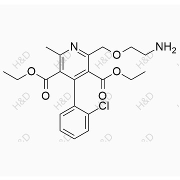 氨氯地平雜質(zhì)57,diethyl 2-((2-aminoethoxy)methyl)-4-(2-chlorophenyl)-6-methylpyridine-3,5-dicarboxylate