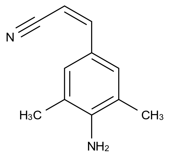 利匹韋林丁腈 Z異構(gòu)體,Rilpivirine Nitrile Z-isomer