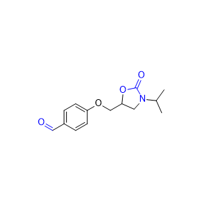 比索洛爾雜質(zhì)13,4-[(3-isopropyl-2-oxo-1,3-oxazolidin-5-yl)methoxy]- benzaldehyde