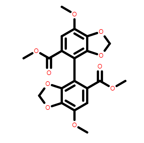 7,7'-二甲氧基-[4,4'-聯(lián)-1,3-苯并二噁茂]-5,5'-二甲酸二甲酯,Dimethyl 7,7'-dimethoxy-[4,4'-bibenzo[d][1,3]dioxole]-5,5'-dicarboxylate , Bifendate