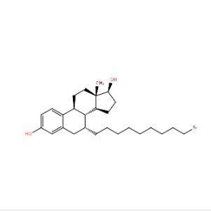 (7a,17b)- 7-(9-溴壬基)雌甾-1,3,5(10)-三烯-3,17-二醇,(7a,17b)-7-(9-Bromononyl)estra-1,3,5(10)-triene-3,17-diol