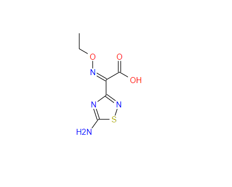 (Z)-5-氨基-alpha-(乙氧亞氨基)-1,2,4-噻二唑-3-乙酸（頭孢洛林7位側(cè)鏈）,(Z)-5-Amino-alpha-(ethoxyimino)-1,2,4-thiadiazole-3-acetic acid