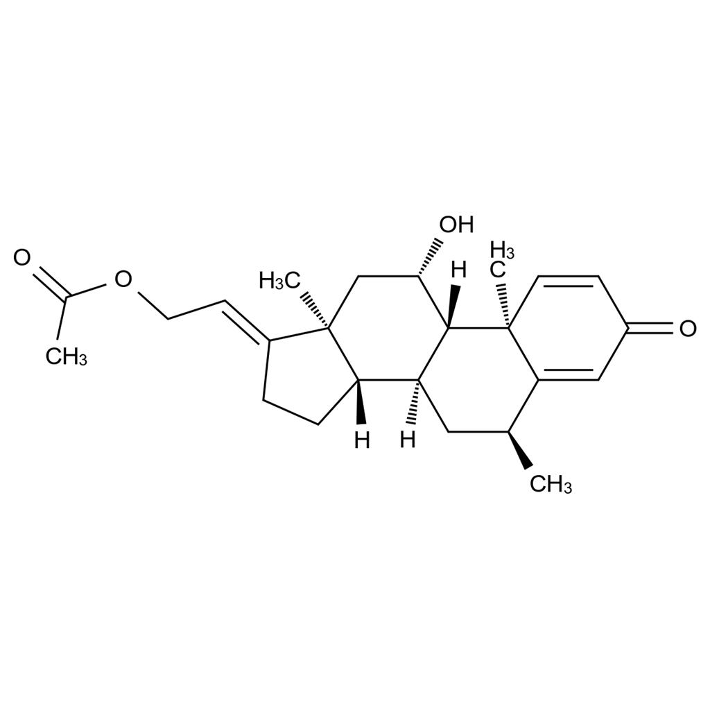 醋酸甲潑尼松龍EP雜質(zhì)H (E-異構(gòu)體),Methylprednisolone Acetate EP Impurity H (E-isomer)